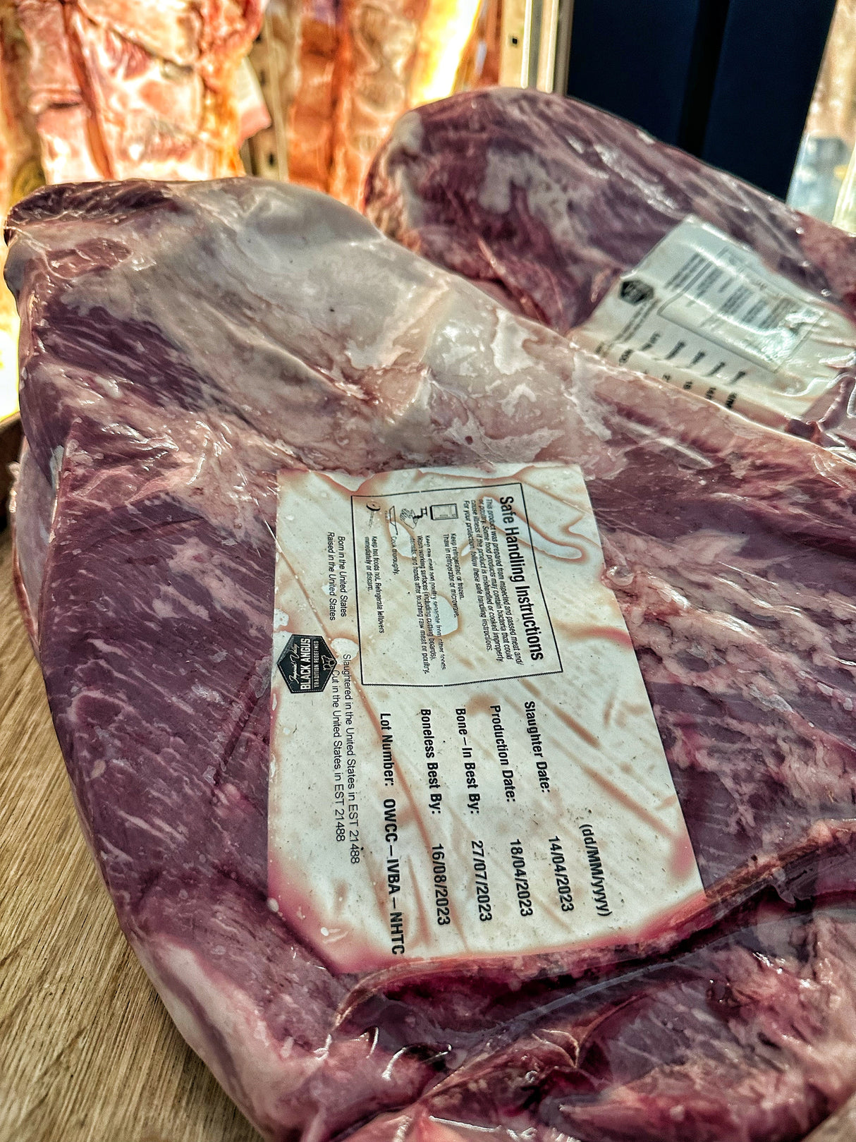 Brisket Black Angus U.S.A. Imperial Valley Ranches Choice