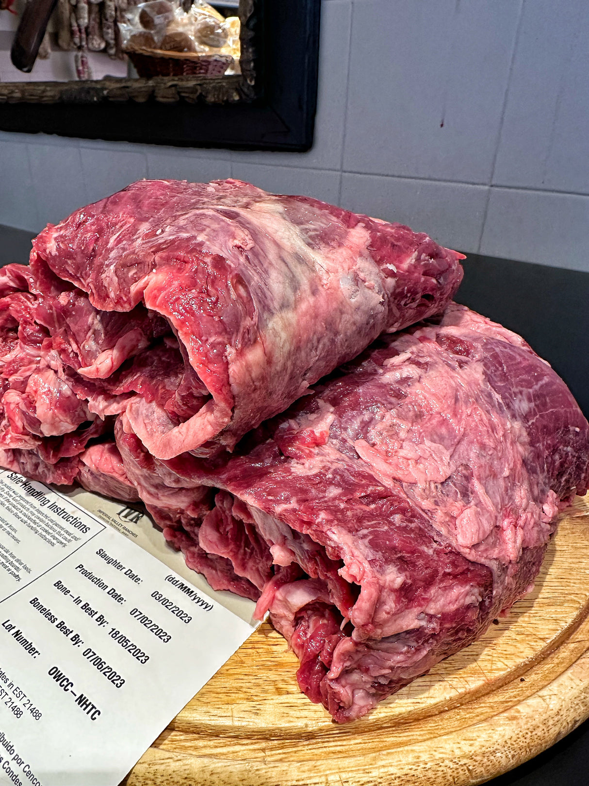 Skirt Steak/Diaframma Black Angus U.S.A. Imperial Valley Ranches Choice