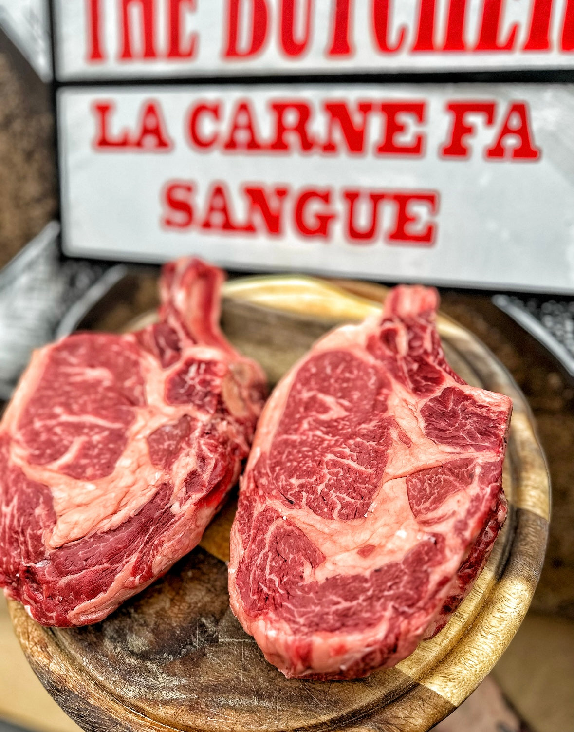 Cowboy Steak The Butcher Premium Beef “Luxury Marbling” 6+