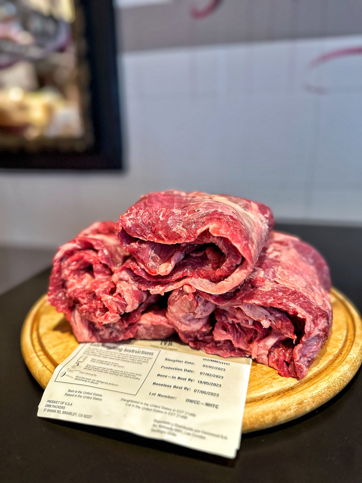 Skirt Steak/Diaframma Black Angus U.S.A. Imperial Valley Ranches Choice