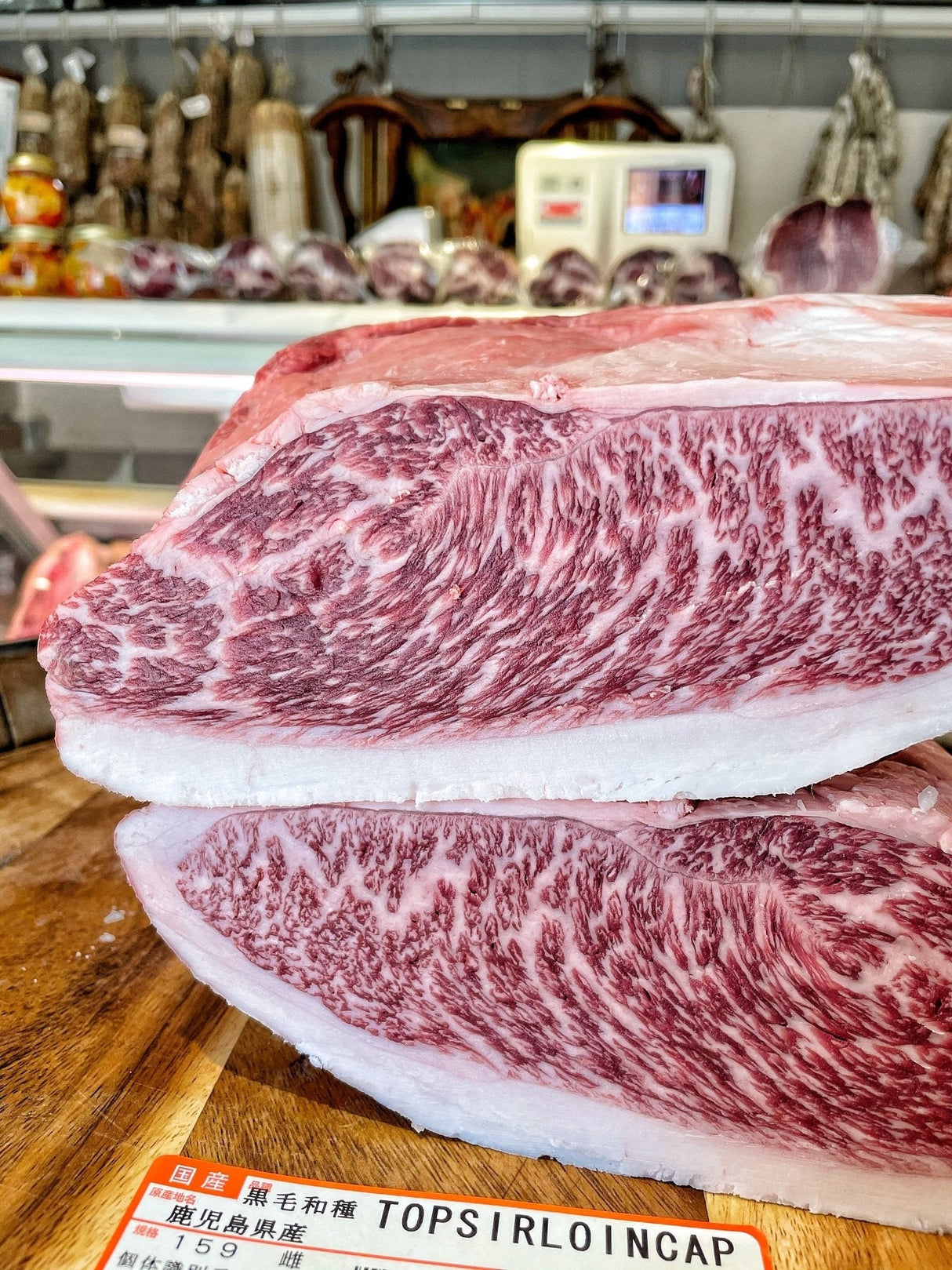 picanha di carne di bovino di razza nera giapponese